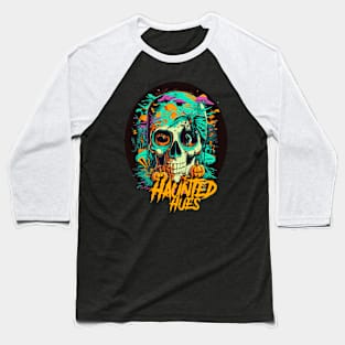 "Haunted Hues" design Baseball T-Shirt